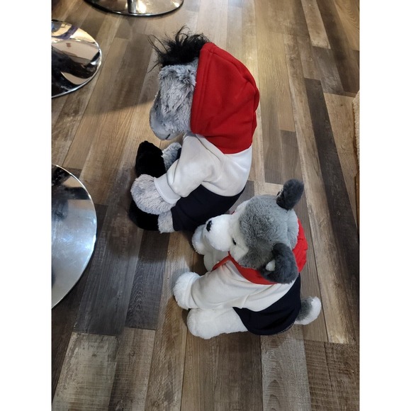 Spark paws Super Soft red,white,blue dog hoodie size Med/small- does stretch - Picture 7 of 7